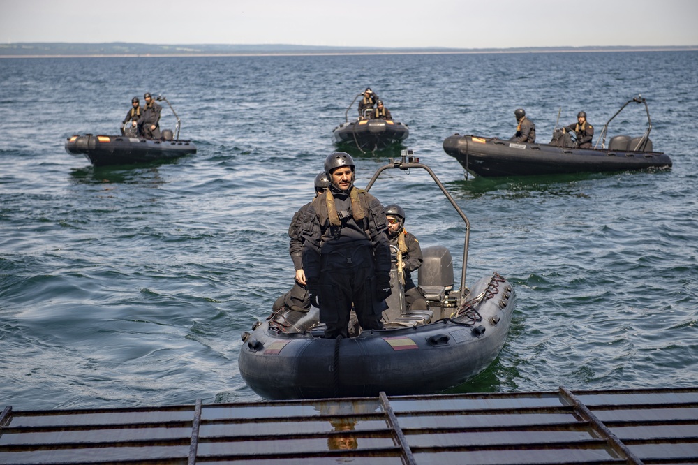 BALTOPS 2019 Spanish military conduct exercise with USS Fort McHenry (LSD 43)