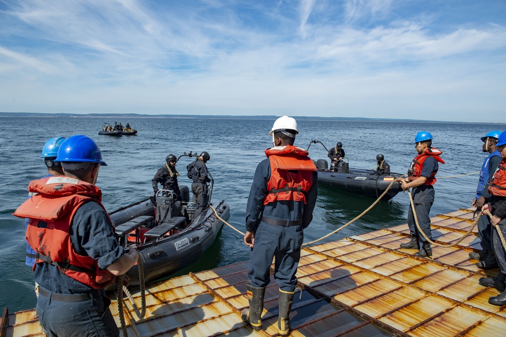 BALTOPS 2019 Spanish military conduct exercise with USS Fort McHenry (LSD 43)