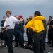 USS Harpers Ferry Conducts Abandon Ship Drill