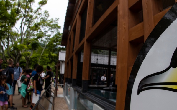 Air station families try Ukai