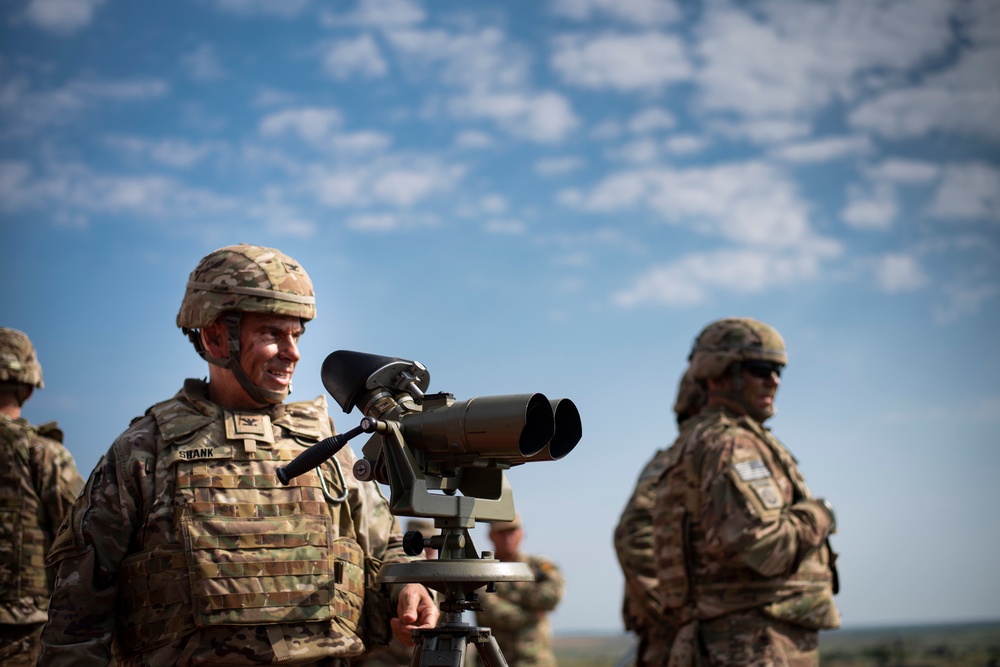 U.S. Army Leaders Observe Live-Fire Exercise