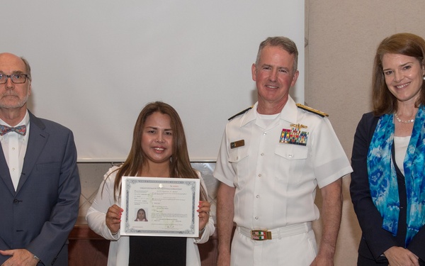 U.S. Navy Naturalization Ceremony