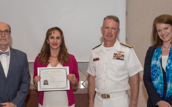 U.S. Navy Naturalization Ceremony