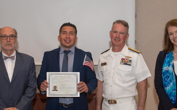 U.S. Navy Naturalization Ceremony