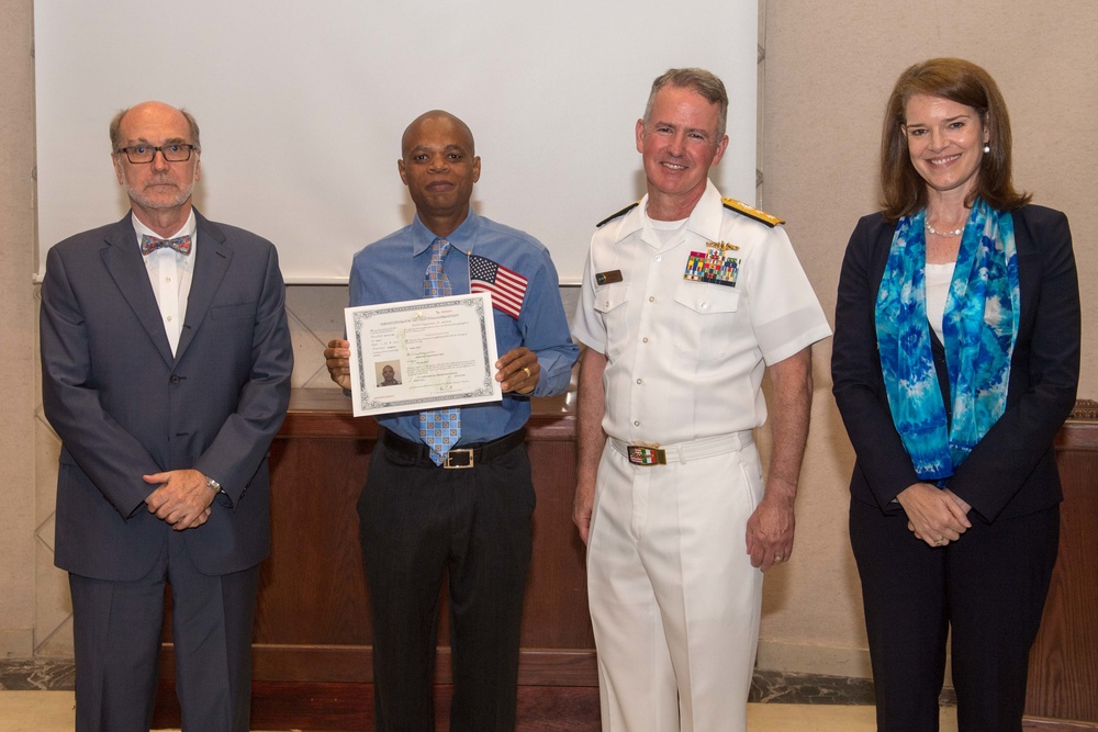 U.S. Navy Naturalization Ceremony