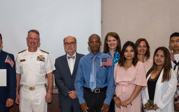 U.S. Navy Naturalization Ceremony