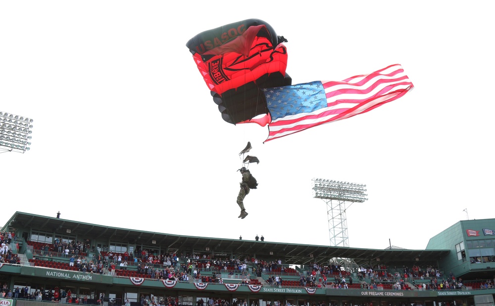 DVIDS Images Black Daggers Jump Into Fenway Park [Image 9 of 13]