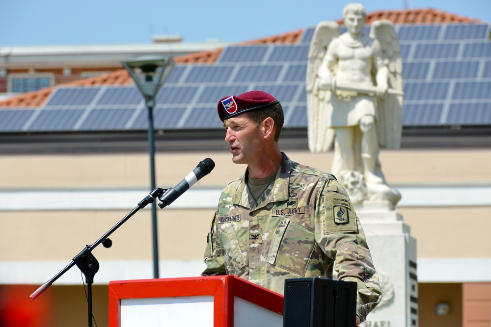 54th Brigade Engineer Battalion, 173rd Airborne Brigade Change of Command Ceremony, June 19, 2019