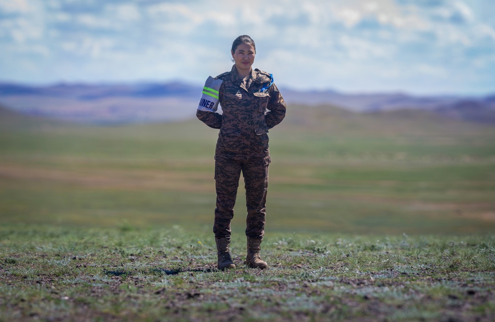 Mongolian Armed Forces nurse participates in international exercise