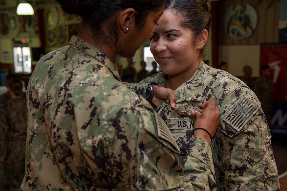 CRS 11 Sailors earn their EXW Pin