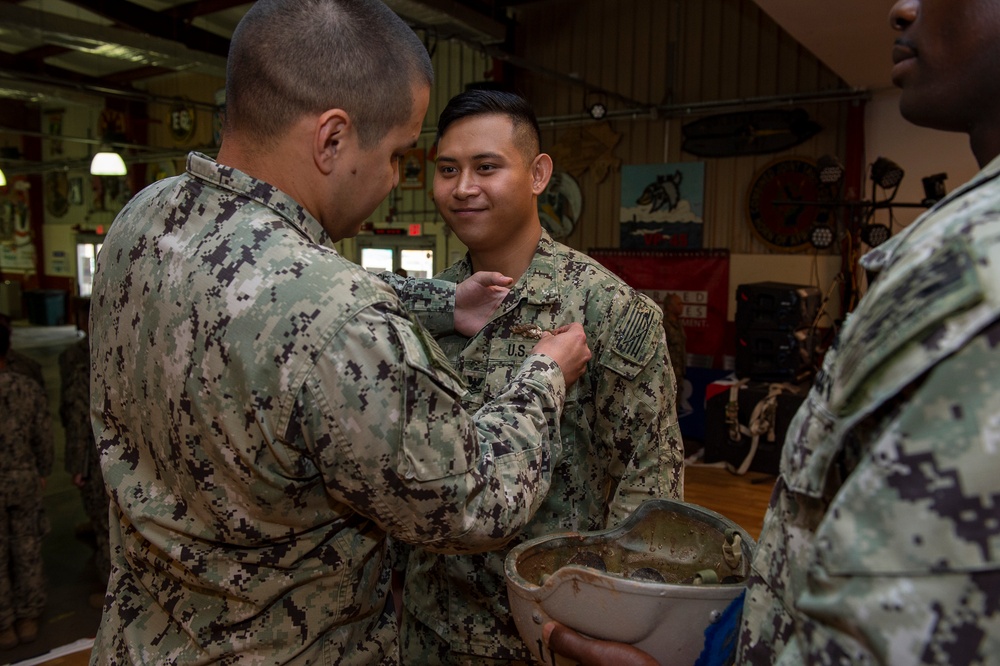 CRS 11 Sailors earn their EXW Pin