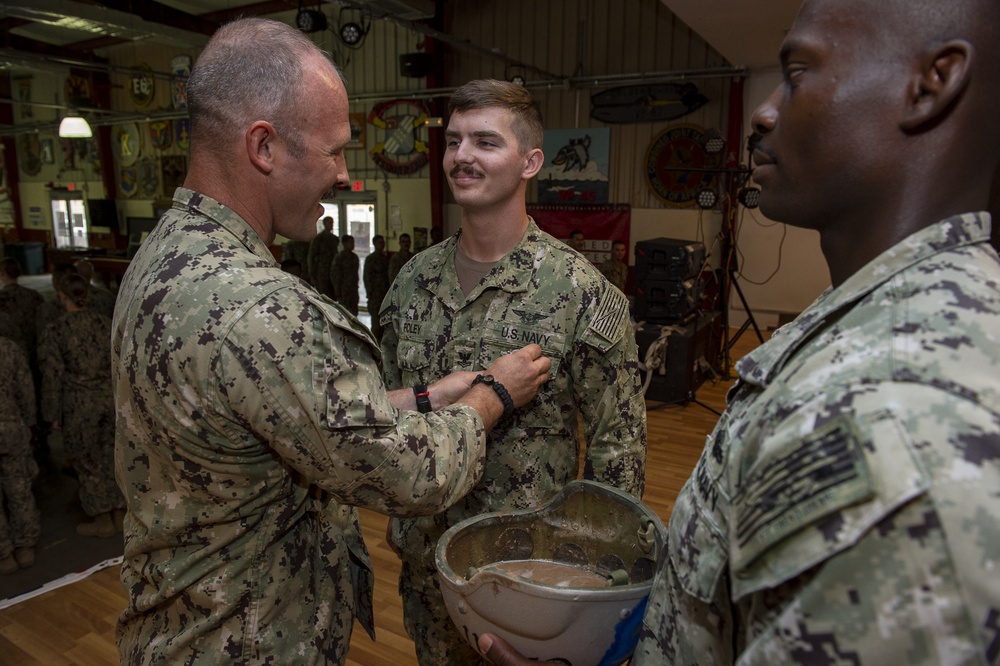 CRS 11 Sailors earn their EXW Pin