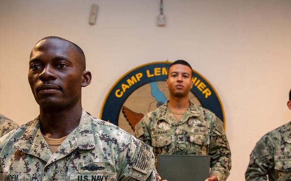CRS 11 Sailors earn their EXW Pin