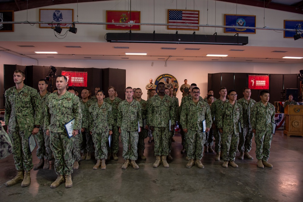 CRS 11 Sailors earn their EXW Pin