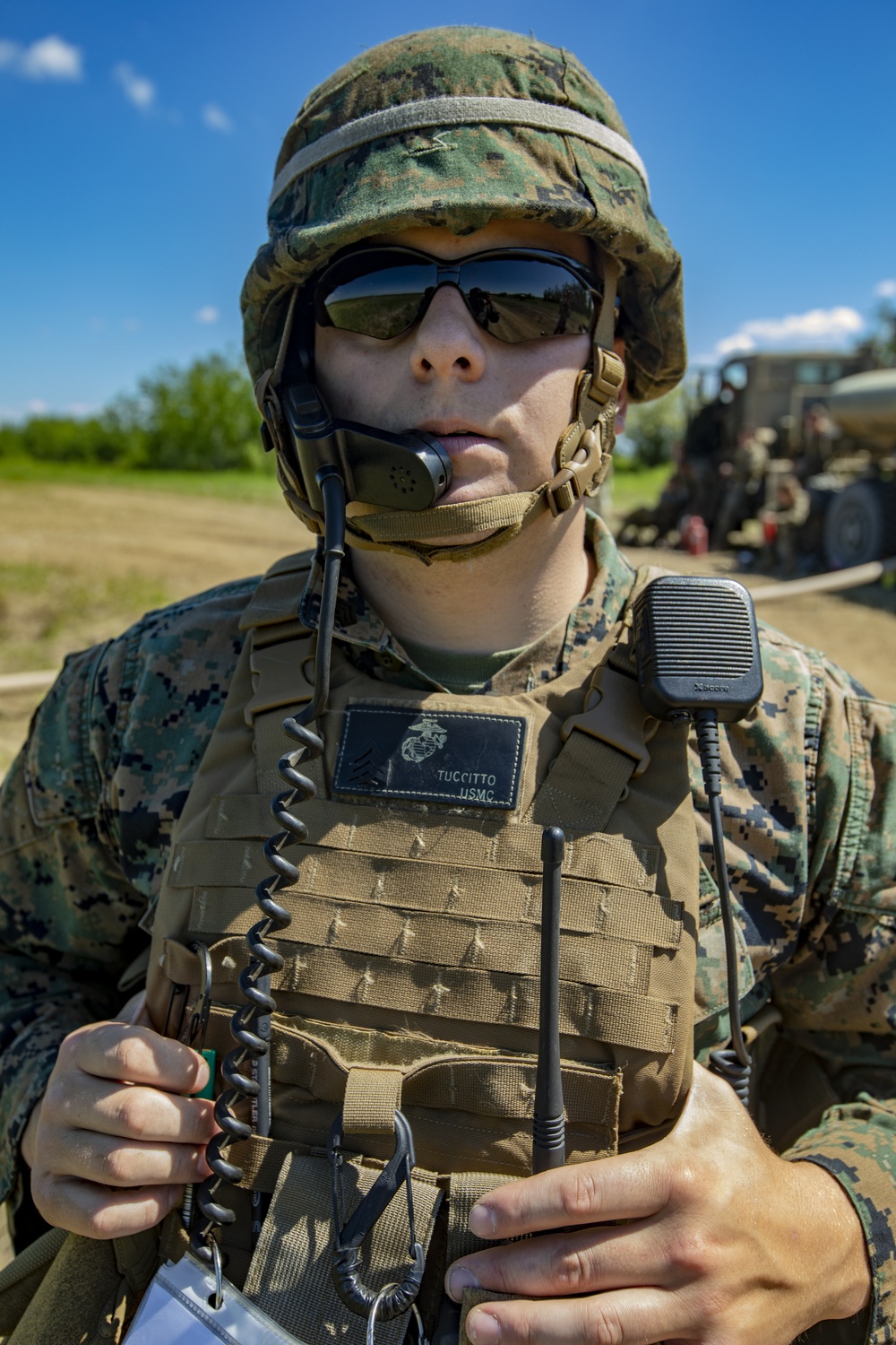 U.S. Marines conduct Forward Arming and Refueling Point operations in Canada
