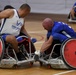 Warriors practice wheelchair rugby