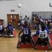 Warriors practice wheelchair rugby