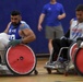 Warriors practice wheelchair rugby