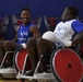 Warriors practice wheelchair rugby