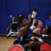 Warriors practice wheelchair rugby