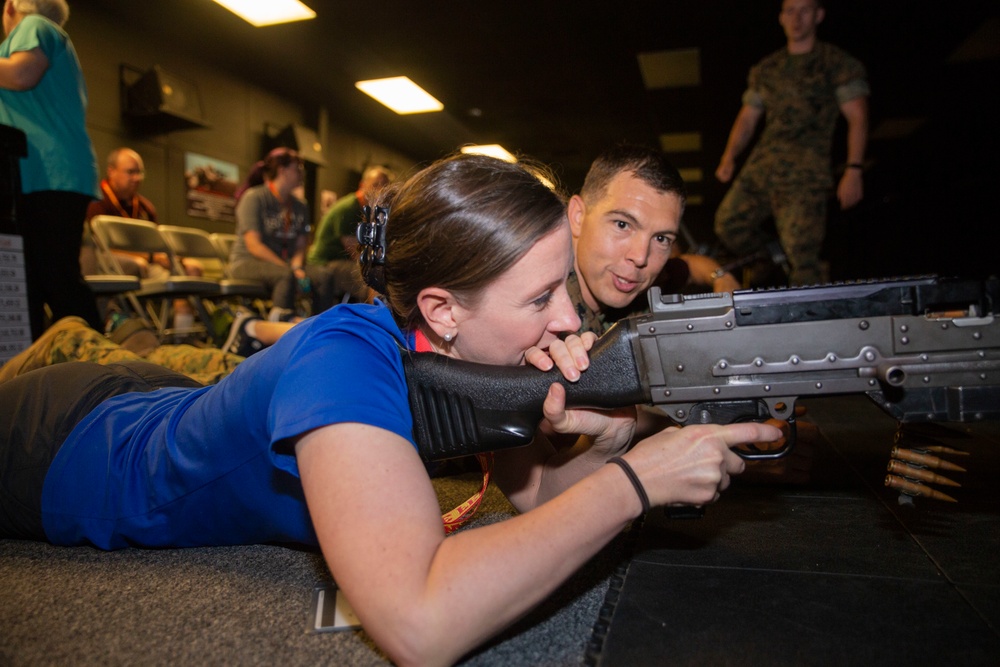 Educators train like Marines during workshop