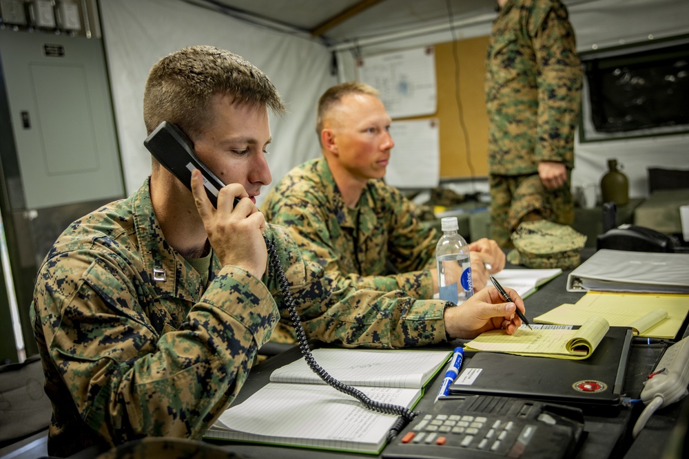 U.S. Marines with MWSS-471 prepare to conclude Sentinel Edge 2019