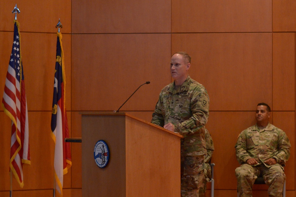 North Carolina Army National Guard honors the Soldiers with the 382nd Public Affairs Detachment during a welcome-home ceremony