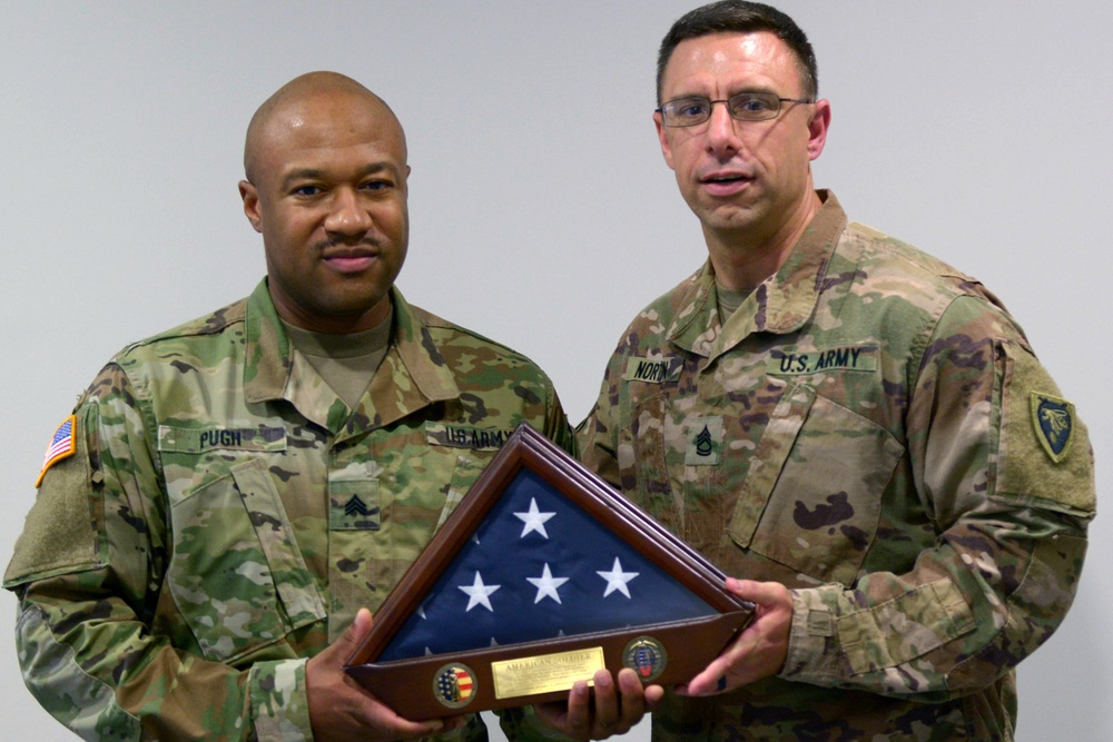North Carolina Army National Guard honors the Soldiers with the 382nd Public Affairs Detachment during a welcome-home ceremony