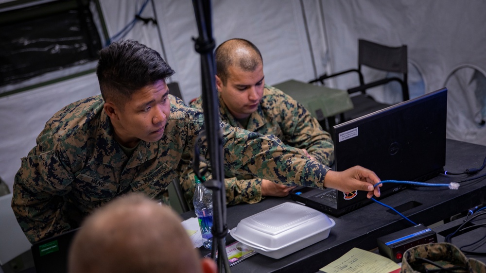 U.S. Marines with MWSS-471 prepare to conclude Sentinel Edge 2019