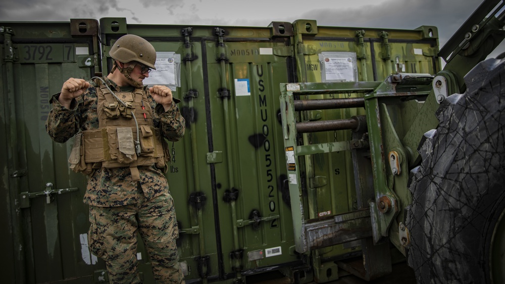 U.S. Marines with MWSS-471 prepare to conclude Sentinel Edge 2019