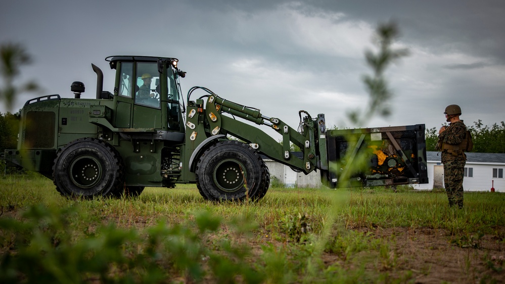 U.S. Marines with MWSS-471 prepare to conclude Sentinel Edge 2019