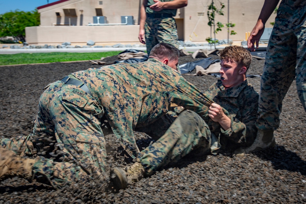 H&amp;HS Marines conduct MCMAP training