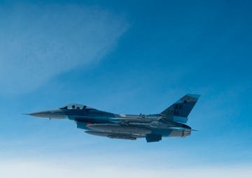 Red Flag-Alaska 19-2 KC-135 Aerial Refuels F-16s
