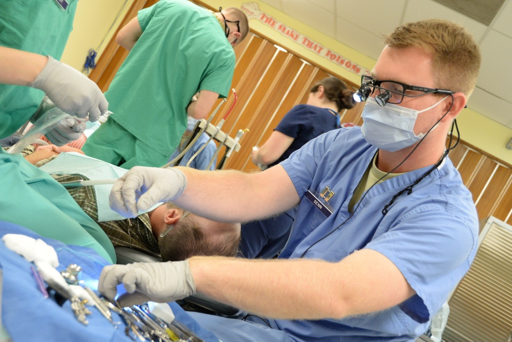 Dentist Completes Procedure During IRT Mission