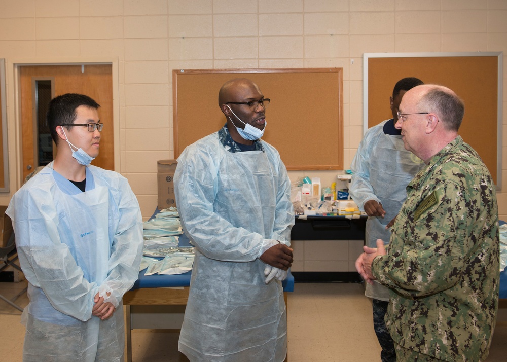 103rd Airmen meet distinguished visitors at East Central Georgia Innovative Readiness Training