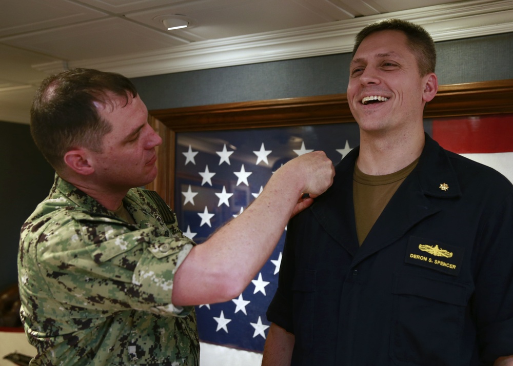 Lt. Spencer Promotion