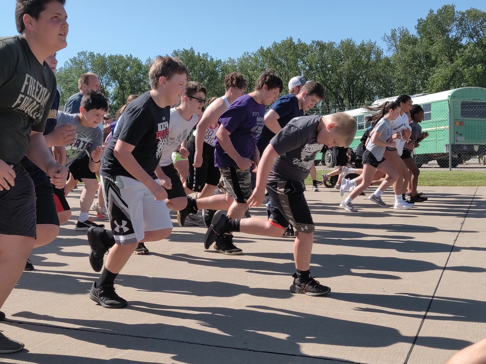 Southeast Iowa High School Students Begin Run