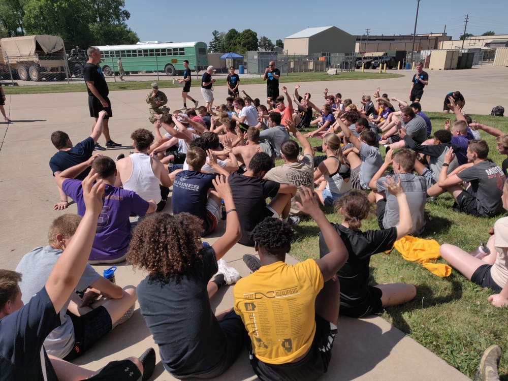 Lt. Col. Encourages Southeast Iowa Students