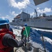 USS McCampbell conducts replenishment-at-sea