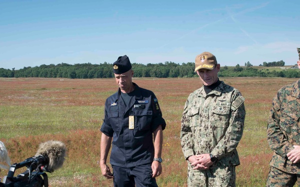 BALTOPS 2019 Joint Press Conference in Ravlunda, Sweden