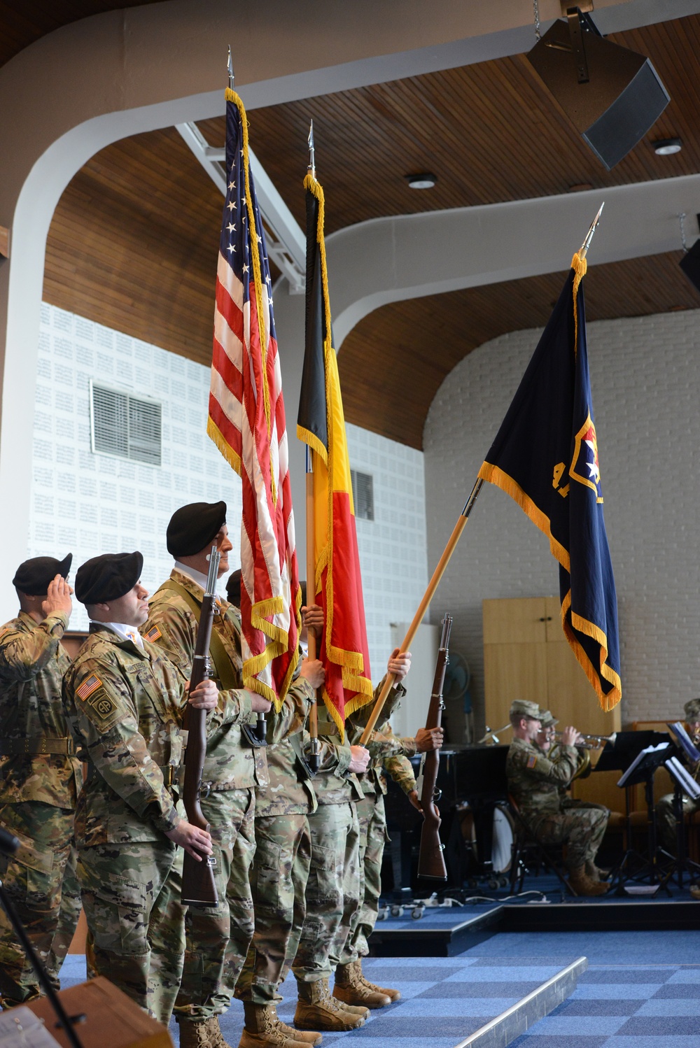 Allied Forces North Battalion's Change of Command ceremony