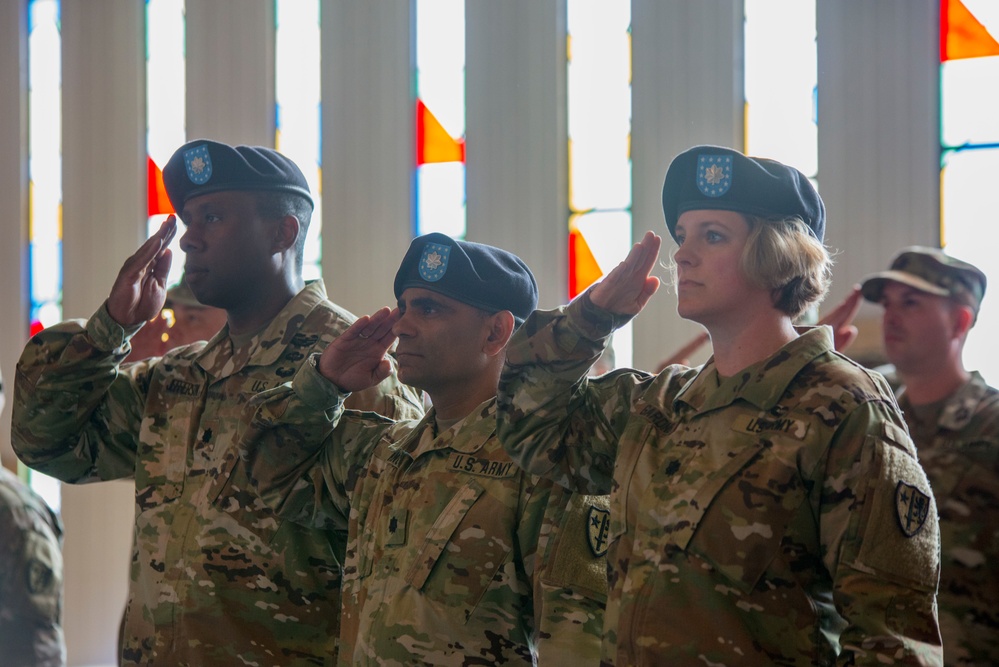 Allied Forces North Battalion's Change of Command ceremony