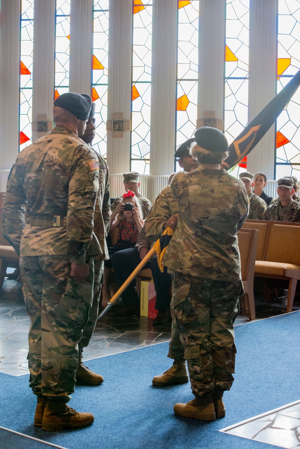 Allied Forces North Battalion's Change of Command ceremony