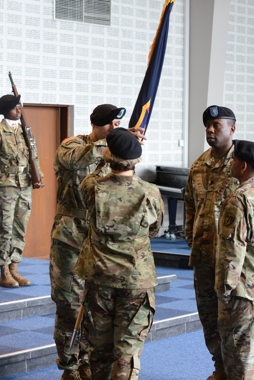 Allied Forces North Battalion's Change of Command ceremony