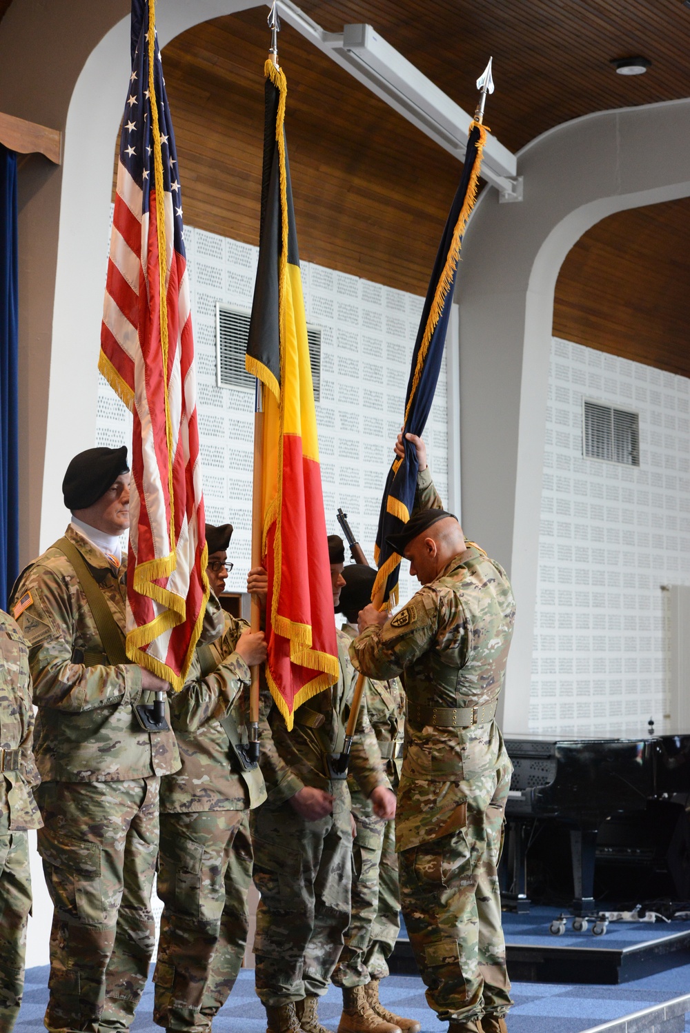 Allied Forces North Battalion's Change of Command ceremony
