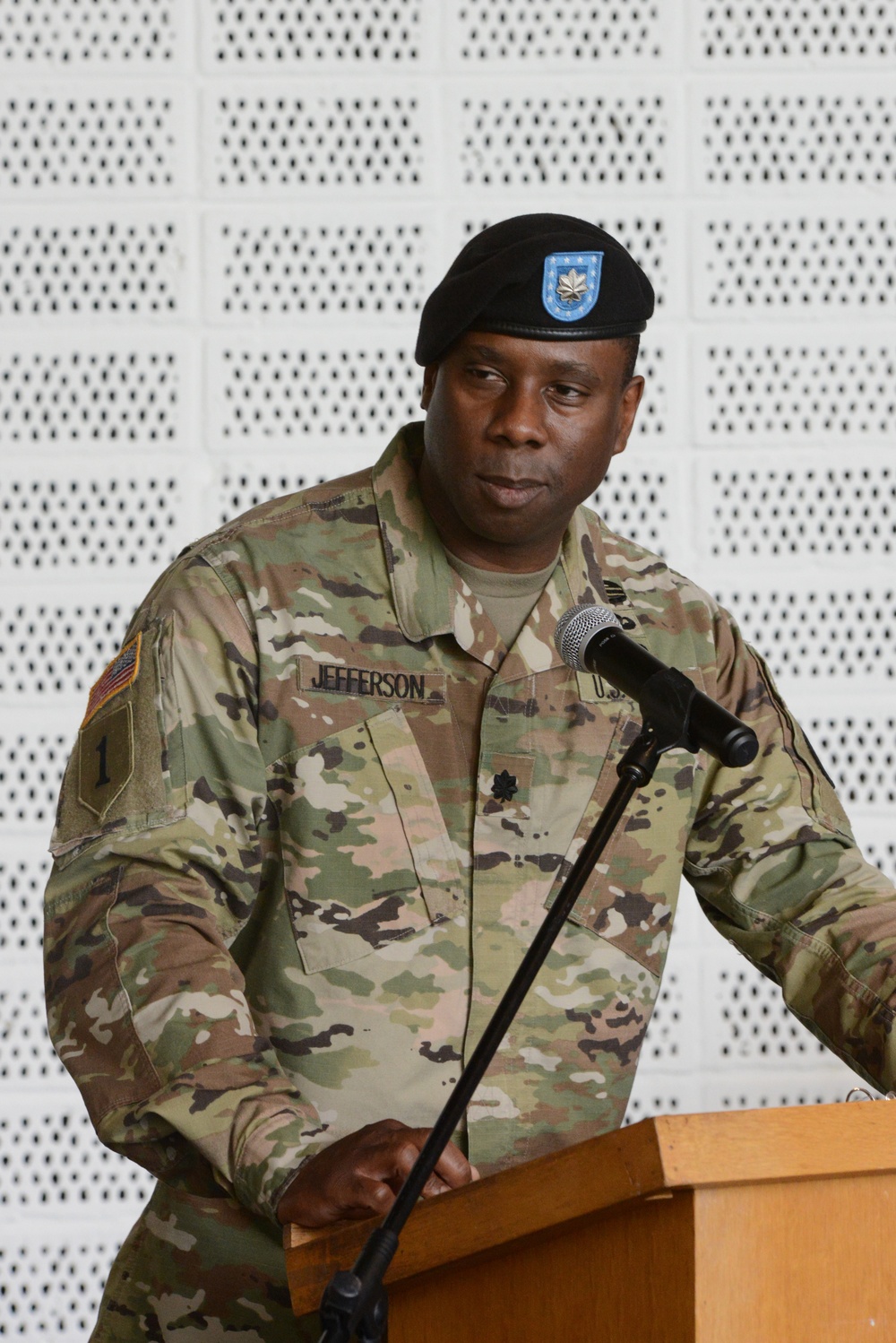 Allied Forces North Battalion's Change of Command ceremony