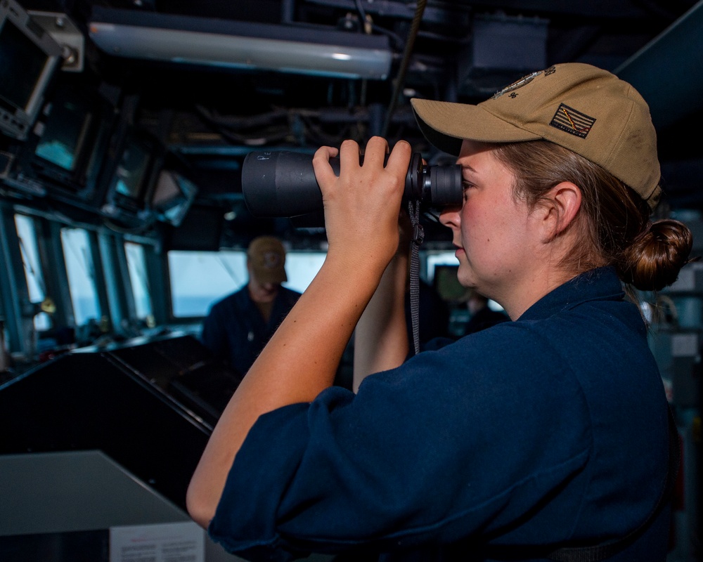 USS Bainbridge Deployment