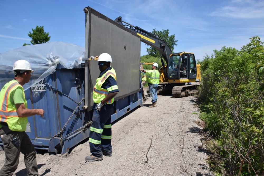 Buffalo District begins remediation of the Tonawanda Landfill Vicinity Property FUSRAP Site