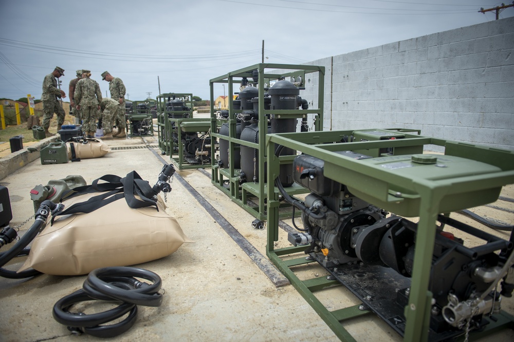 NMCB-133 Seabees Test Lightweight Water Purification System