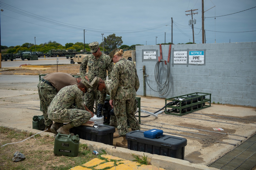 NMCB-133 Seabees Test Lightweight Water Purification System